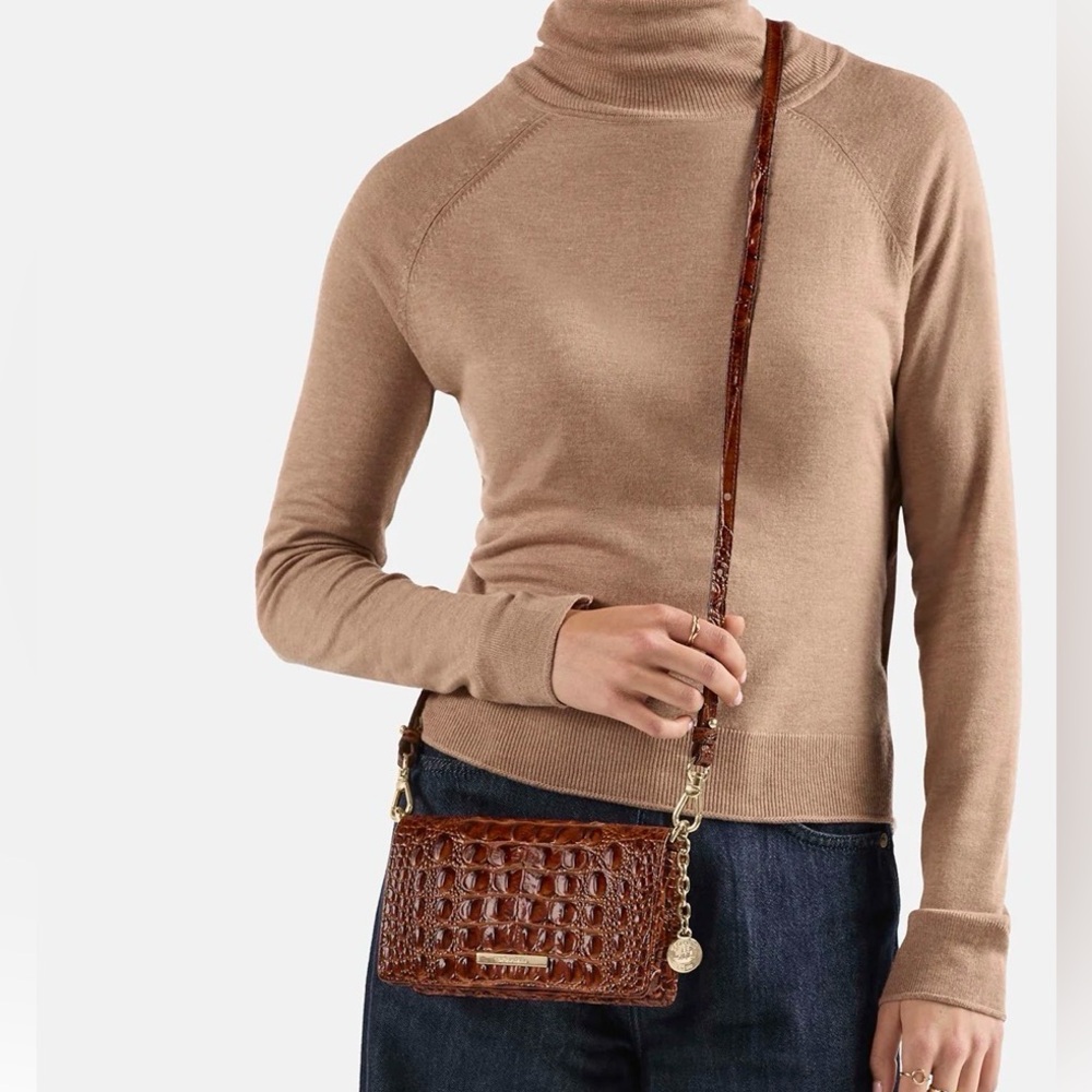 Brahmin Samba Minuette Crossbody Leather Bag NWT - Picture 11 of 11